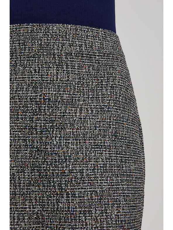 Moodo Karcsúsított fekete szoknya Moodo