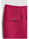Moodo Tweed stílusú szoknya rózsaszín Moodo