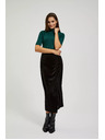 Moodo Bársony szoknya oldalsó hasítékkal Moodo
