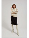 Moodo Ceruska szoknya kötött mintázattal fekete Moodo