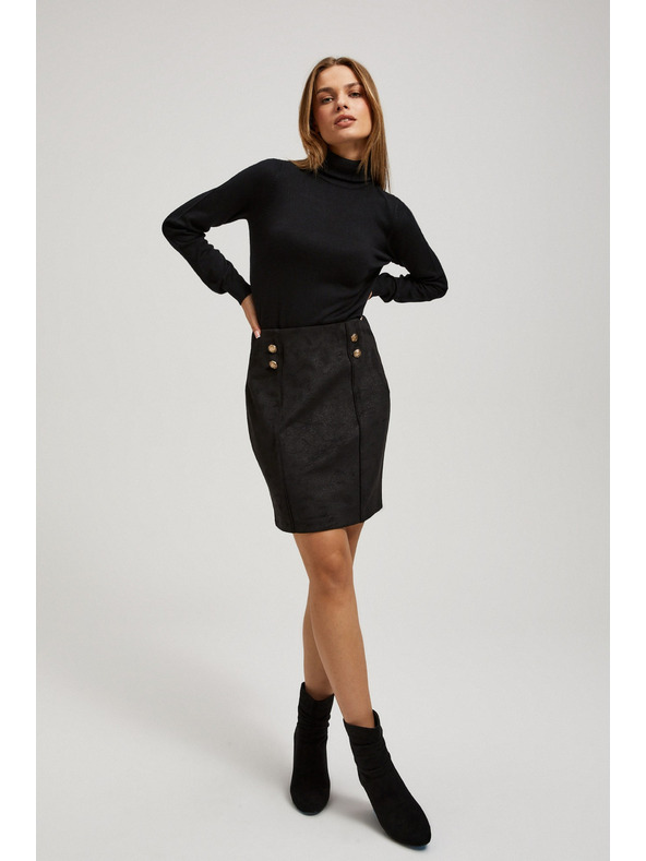 Moodo Ceruska szoknya díszgombokkal Moodo