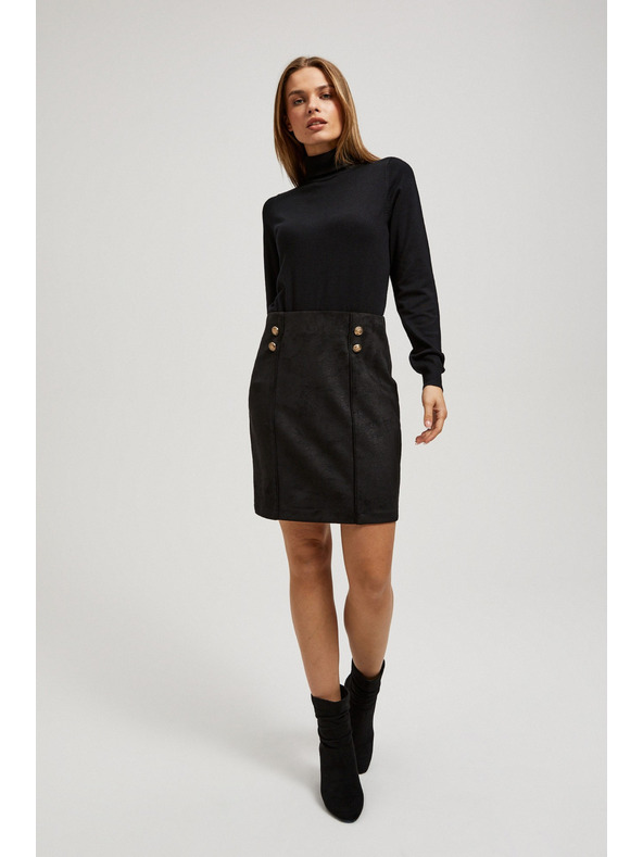 Moodo Ceruska szoknya díszgombokkal Moodo