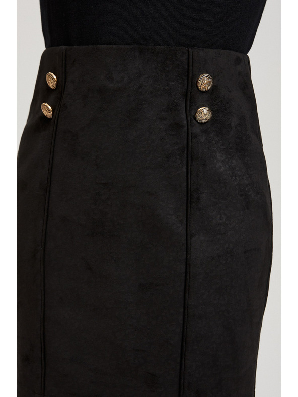 Moodo Ceruska szoknya díszgombokkal Moodo