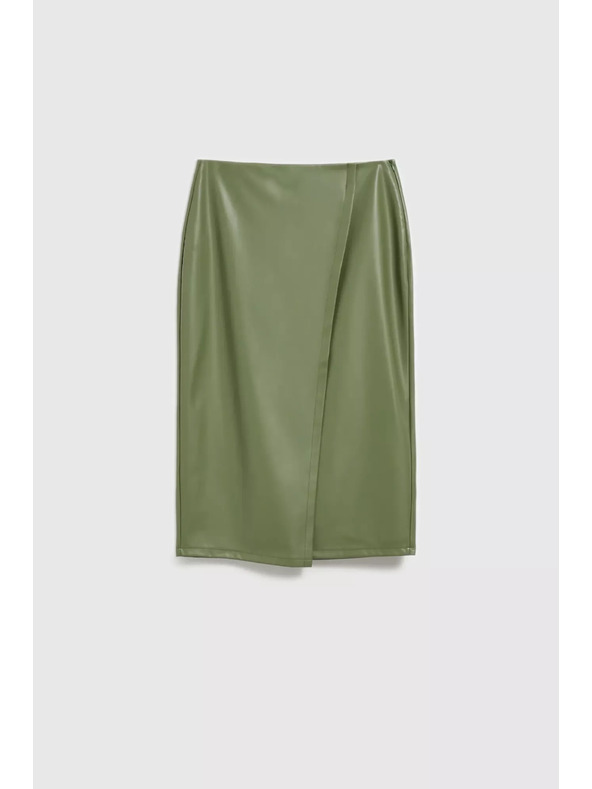 Moodo Viaszos midi szoknya Moodo