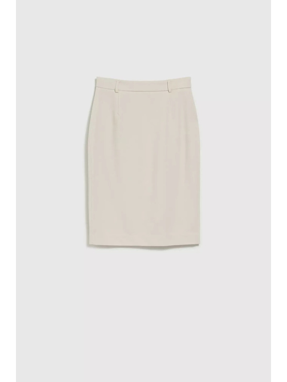 Moodo Sima ceruska szoknya térdig érő bézs Moodo