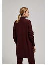 Moodo Hosszú kardigán gesztenyebarna Moodo