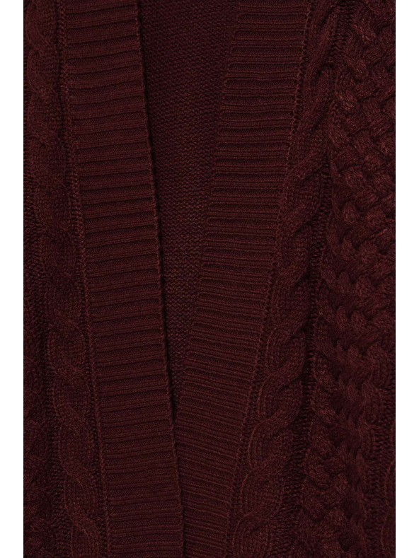 Moodo Hosszú kardigán gesztenyebarna Moodo