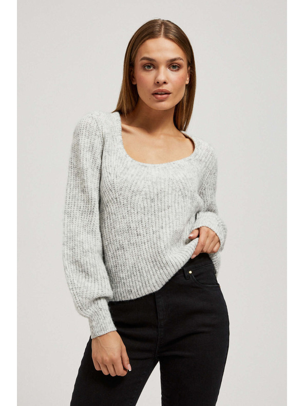 Moodo Pulóver V-nyakkal Moodo