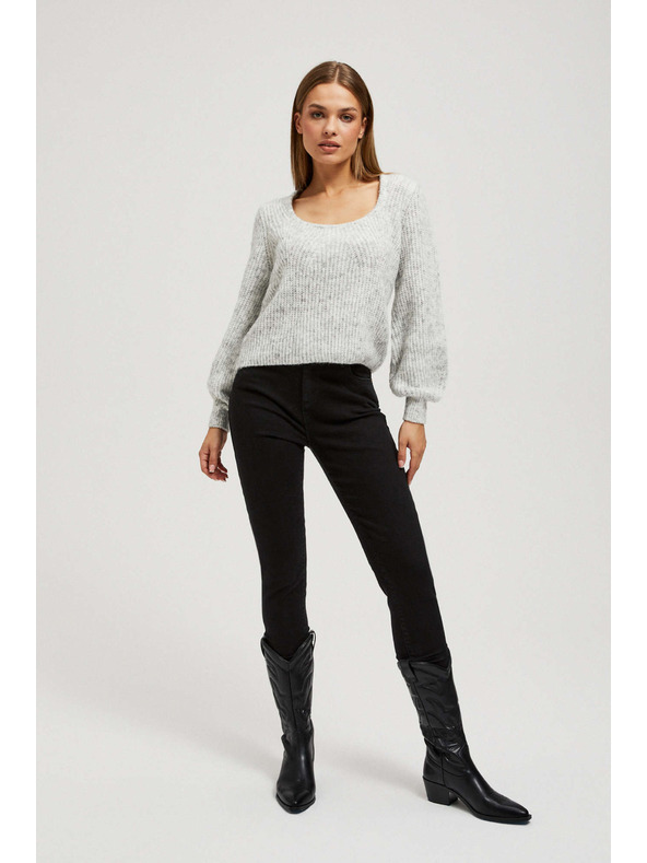 Moodo Pulóver V-nyakkal Moodo