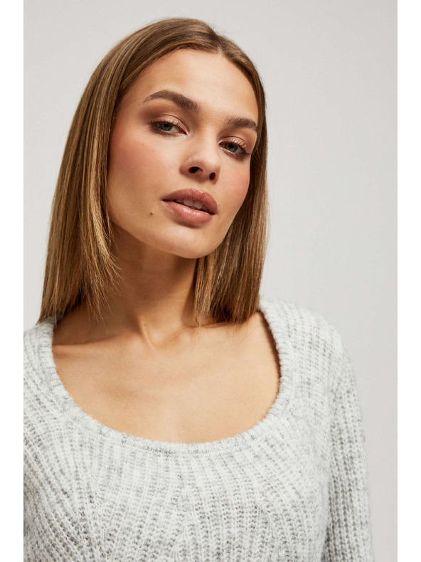 Moodo Pulóver V-nyakkal Moodo