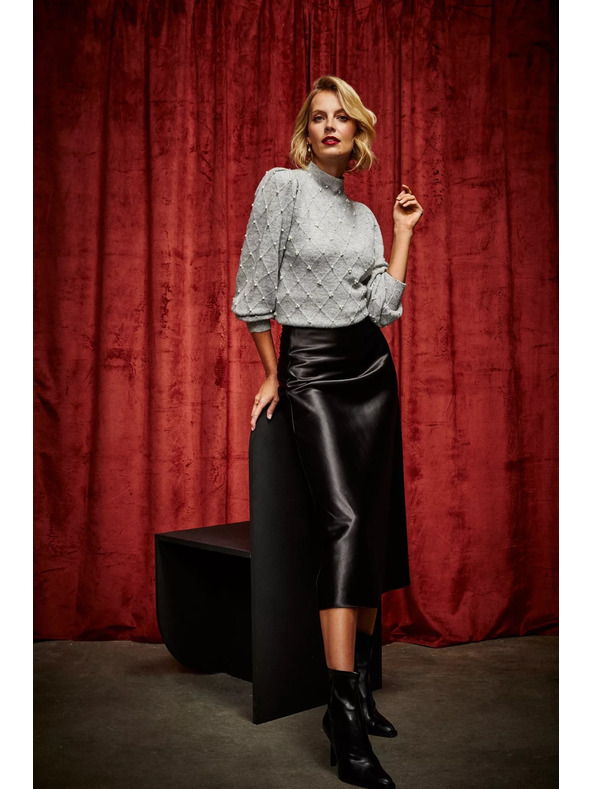 Moodo Moodo felfújt ujjú pulóver