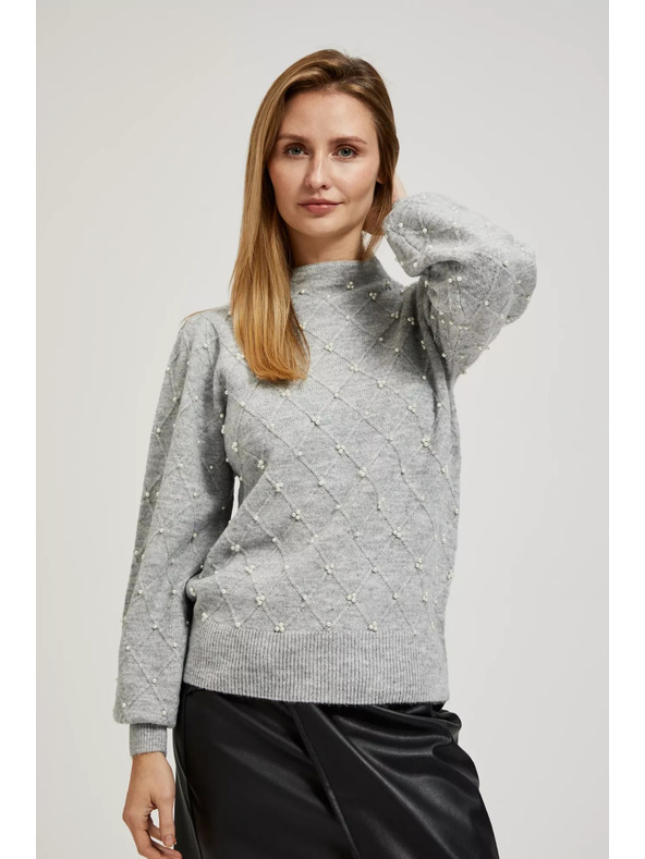 Moodo Moodo felfújt ujjú pulóver