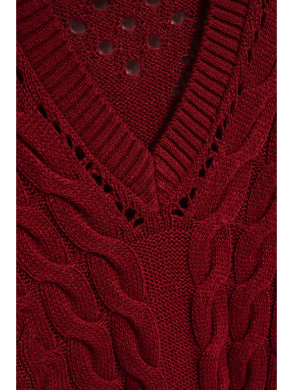 Moodo Moodo áttört ujjú pulóver