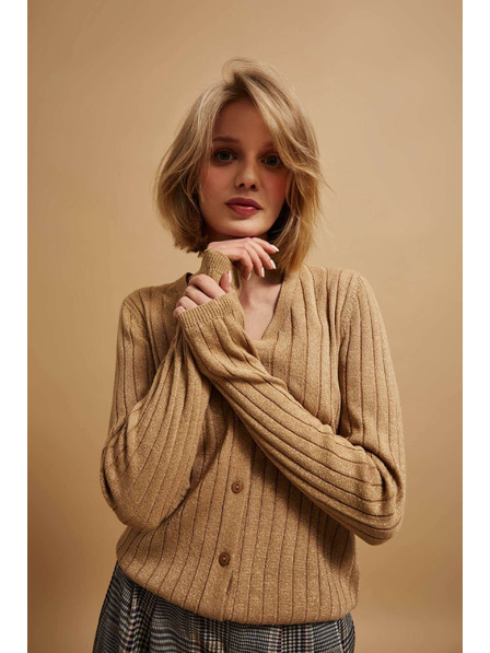 Moodo Moodo fémes szállal díszített pulóver