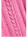 Moodo Moodo fukszia díszkötéses pulóver