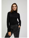 Moodo Moodo fekete nyakú pulóver