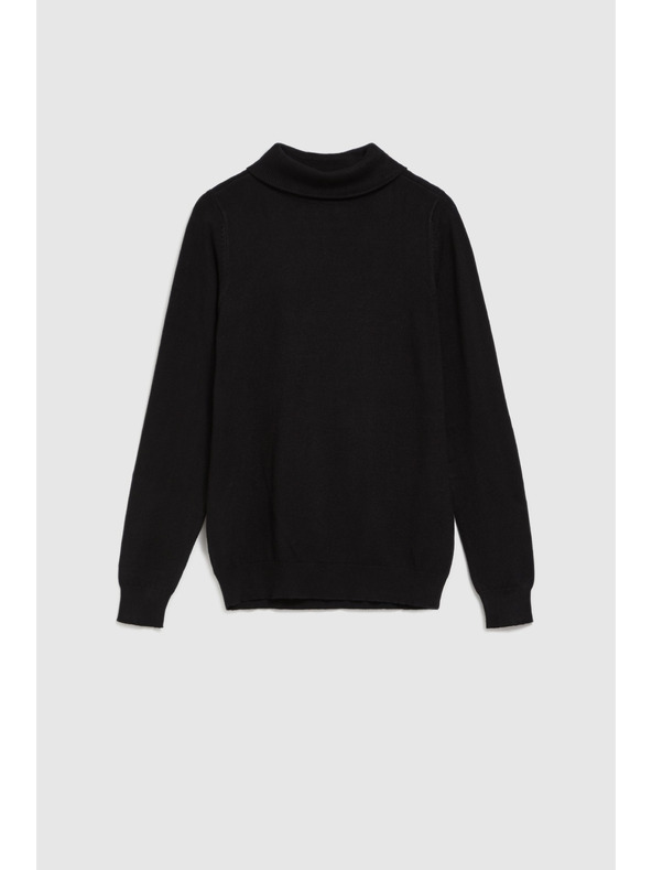 Moodo Moodo fekete nyakú pulóver