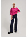 Moodo Moodo fukszia 3/4-es ujjú pulóver
