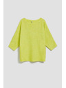Moodo Moodo limetzöld 3/4-es ujjú pulóver