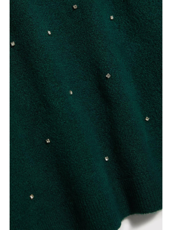 Moodo Moodo strasszos pulóver