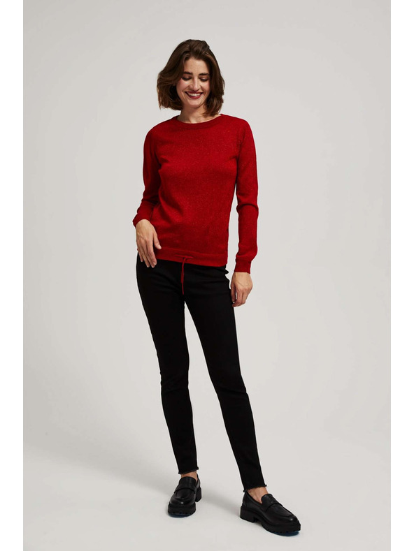 Moodo Pulóver metálfénnyel Moodo