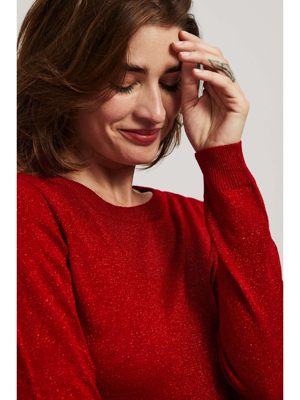 Moodo Pulóver metálfénnyel Moodo