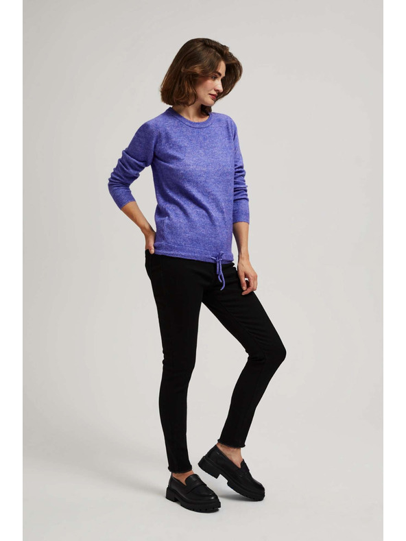 Moodo Lila zsinóros pulóver Moodo