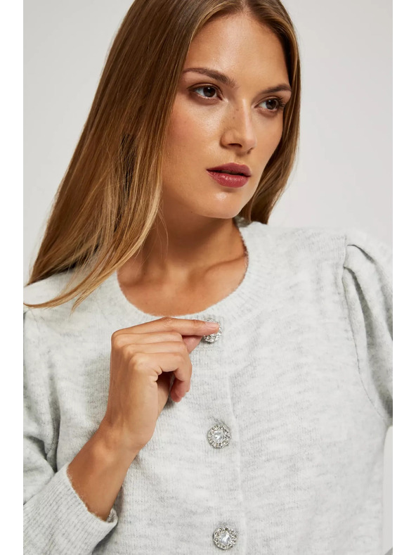 Moodo Kardigán dekoratív gombokkal Moodo