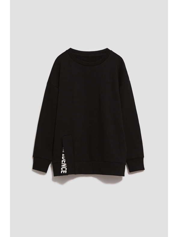 Moodo Oversize pulóver felirattal Moodo