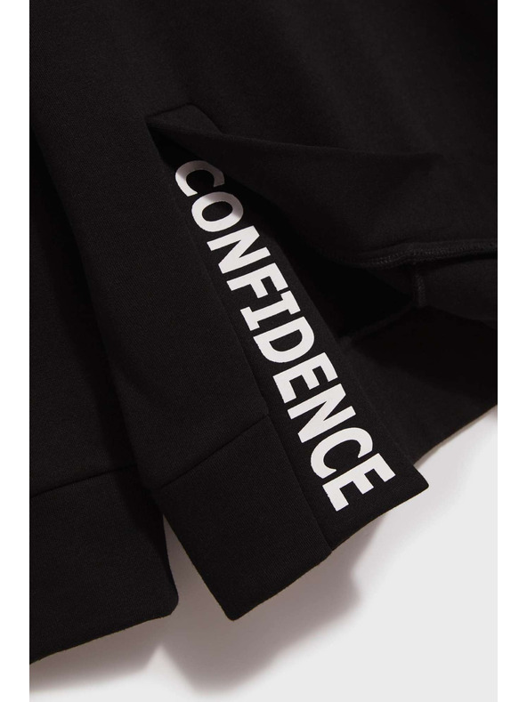 Moodo Oversize pulóver felirattal Moodo