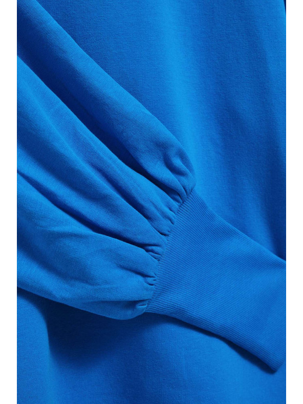 Moodo Azúrkék puffos ujjú blúz Moodo