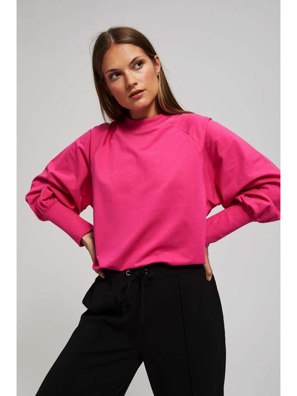 Moodo Fuchsia puffos ujjú blúz Moodo