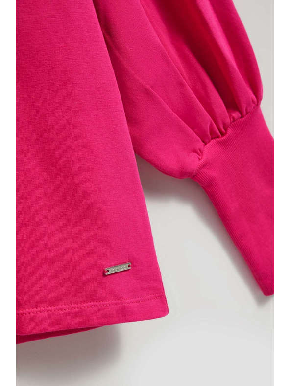 Moodo Fuchsia puffos ujjú blúz Moodo