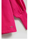 Moodo Fuchsia puffos ujjú blúz Moodo