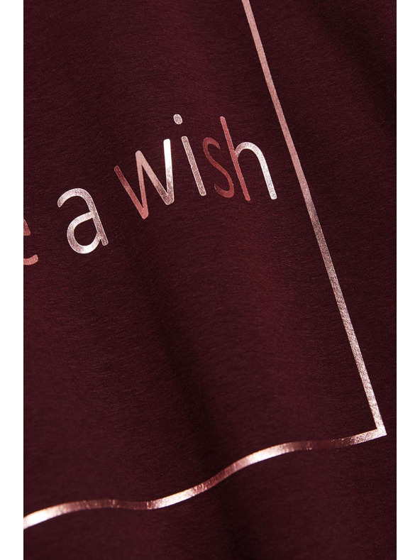 Moodo Egyszerű mintás pulóver Moodo