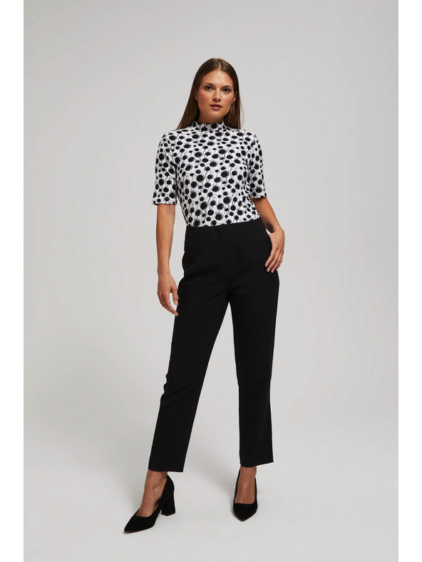 Moodo Mintás gallérú blúz gyöngyház Moodo