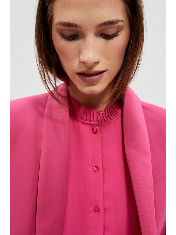 Moodo Egyszínű rózsaszín zakó Moodo