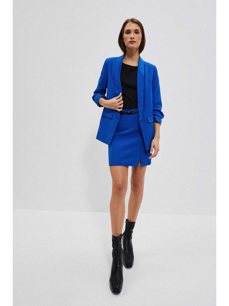 Moodo Egyszínű kék zakó Moodo