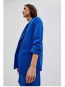 Moodo Egyszínű kék zakó Moodo