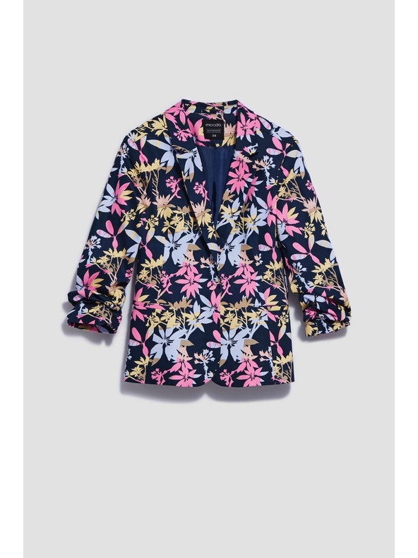 Moodo Egyoldalas blézer növényi mintával Moodo
