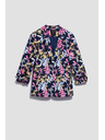 Moodo Egyoldalas blézer növényi mintával Moodo