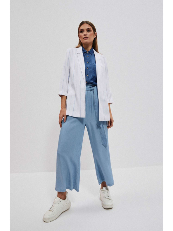 Moodo Fehér csíkos zakó Moodo