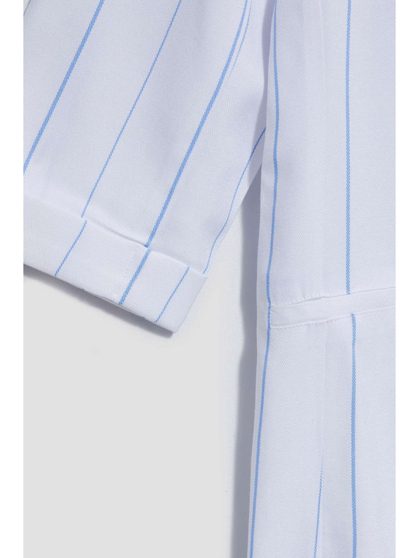 Moodo Fehér csíkos zakó Moodo