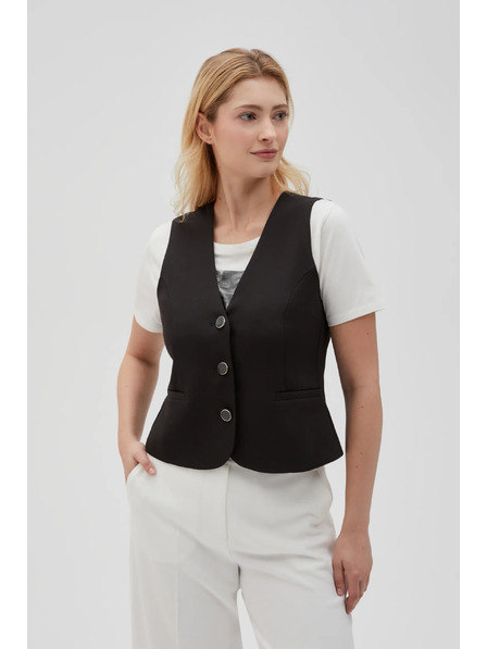 Moodo Fekete alkalmi mellény Moodo
