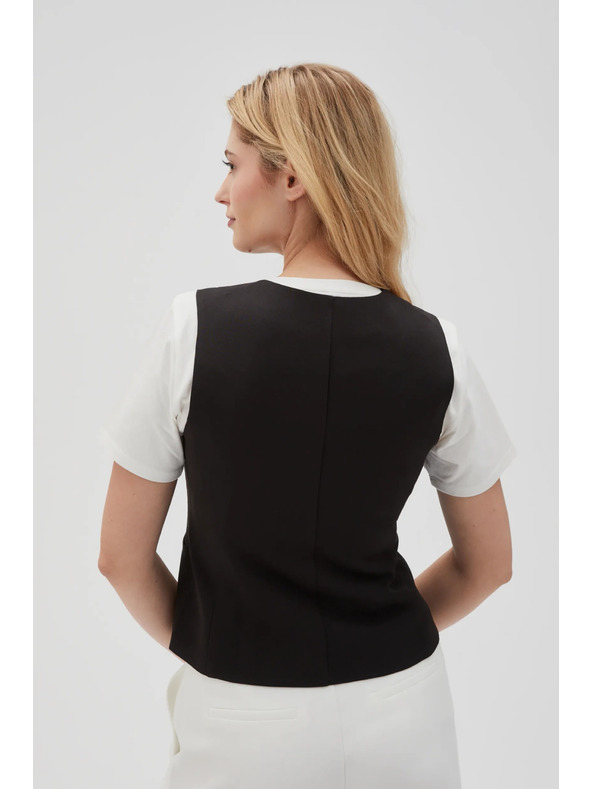 Moodo Fekete alkalmi mellény Moodo