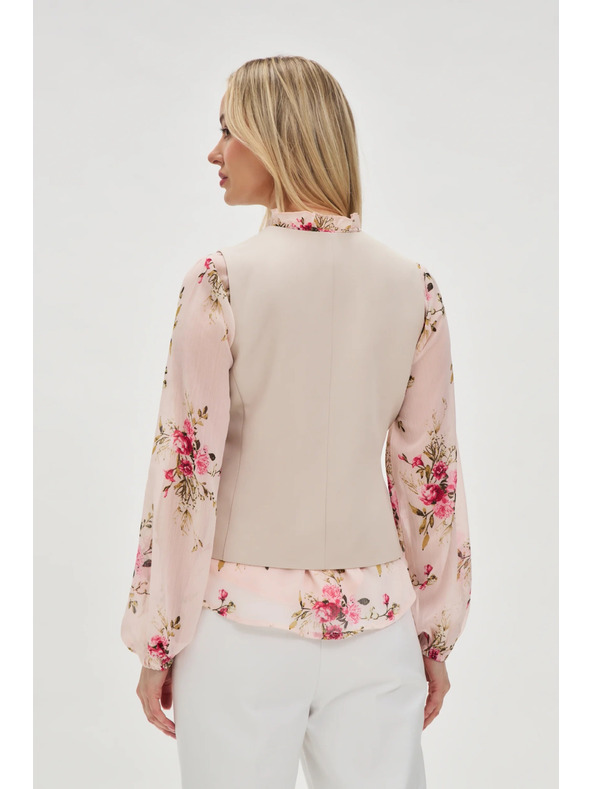 Moodo Elegáns bézs mellény Moodo