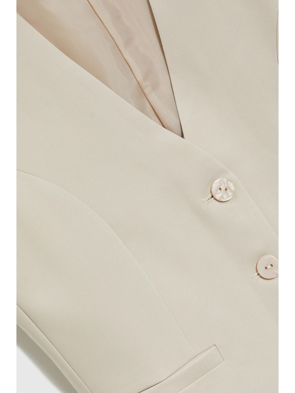 Moodo Elegáns bézs mellény Moodo