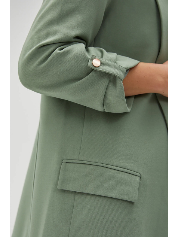 Moodo Zakó felhajtott ujjal olívzöld Moodo