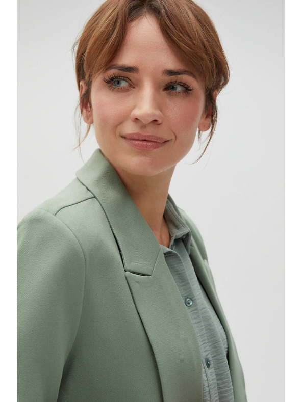 Moodo Zakó felhajtott ujjal olívzöld Moodo