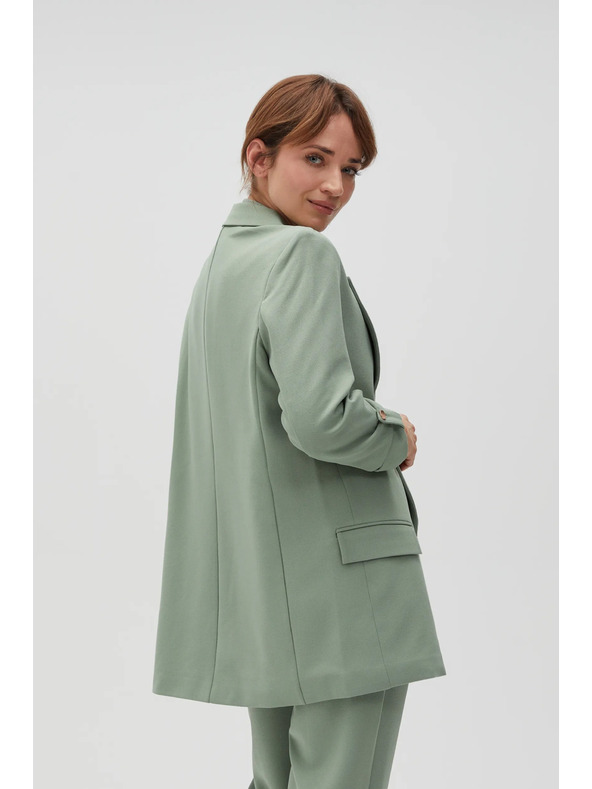 Moodo Zakó felhajtott ujjal olívzöld Moodo